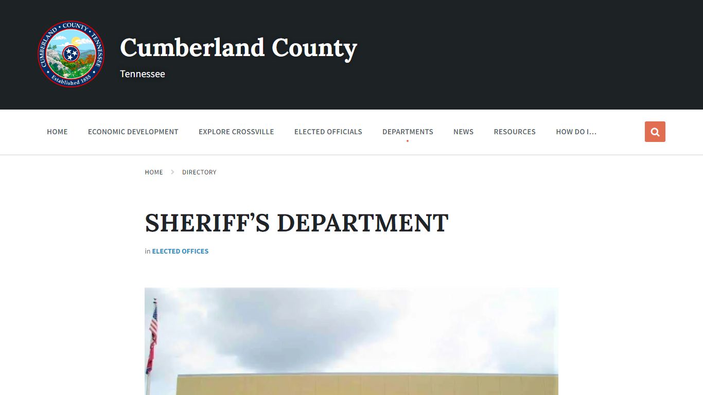 SHERIFF’S DEPARTMENT – Cumberland County